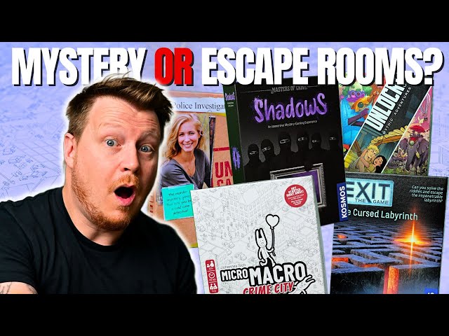 5 Best Board Games for Mystery and Escape Room Fans in 2025!