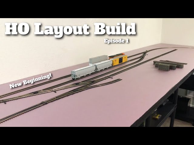 Large HO Train Layout Build - Ep 1 - Track Plans, Materials, & Realistic Layout Ideas