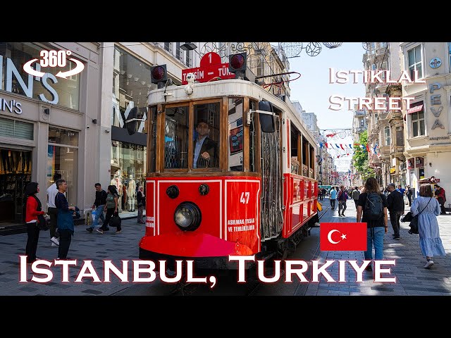 Istanbul, Turkiye - VR360° Walking Tour of Istiklal Street