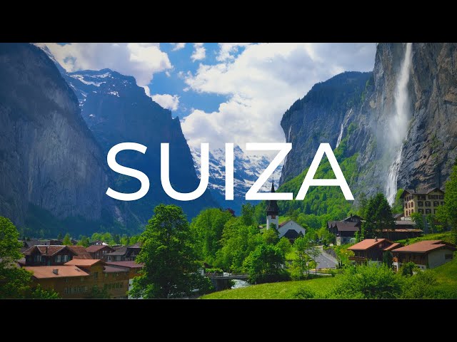 Paisajes de Suiza - Pueblos, Ciudades y Montañas | 4K Ultra HD