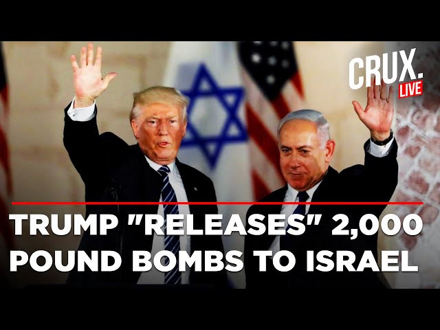 Gaza Ceasefire Live | Donald Trump Makes 2000 Pound Bombs Available To Israel | Hamas Israel News