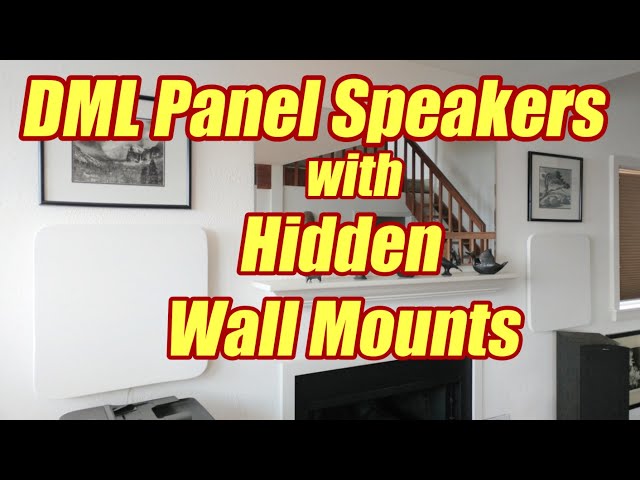 How To Build DML Panel Speakers with Hidden Wall Mounts Fully Suspended