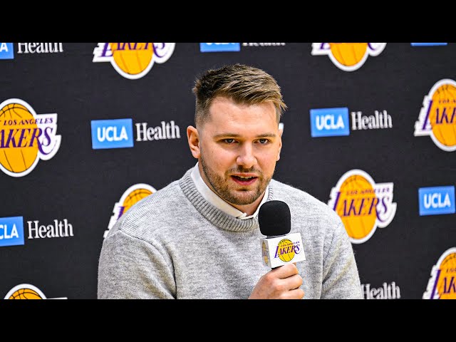 Luka Doncic on the EXACT Moment He Learned About His Lakers Trade 🎤