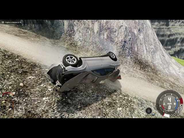 throwing expensive cars off a cliff.