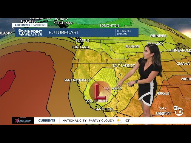 ABC 10News Pinpoint Weather with Meteorologist Vanessa Paz