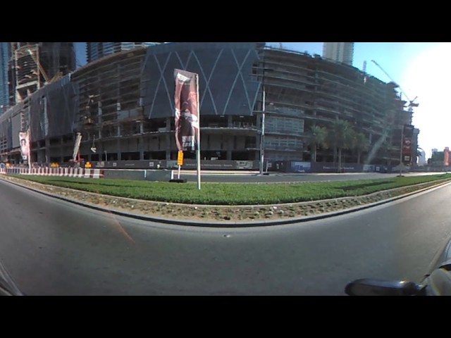 HD 360 camera The way away from Dubai Mall and the Boulevard