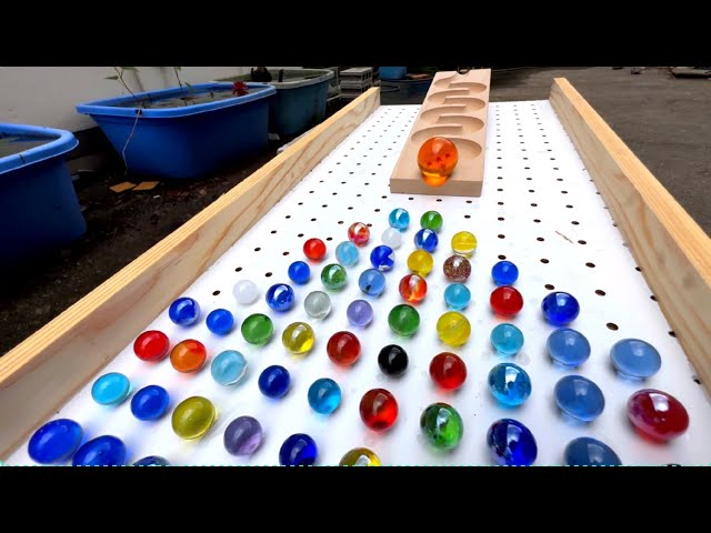 Marble Run ☆ HABA Slope & Handmade Wooden DIY & Marble & Wooden Ball Slider & Summary Video 2