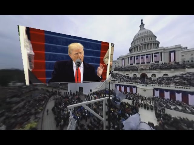 Watch Donald Trump's inaugural address in 360 degrees