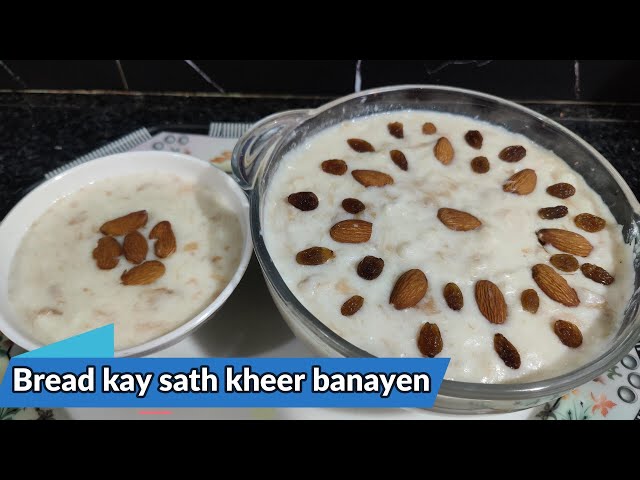 Bread Kheer Recipe Instant bread kheer