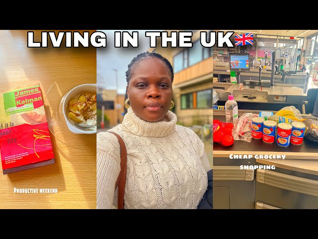 UK LIVING: CHEAP GROCERIES HAUL | PRODUCTIVE WEEKEND & MONDAY CLASS #internationalstudentlife