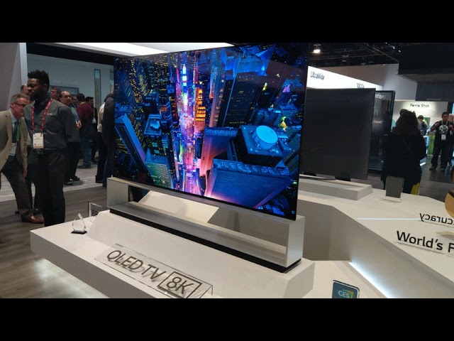 LG's Z9 8K HDR OLED TV (88"), CES 2019 [4K Video]