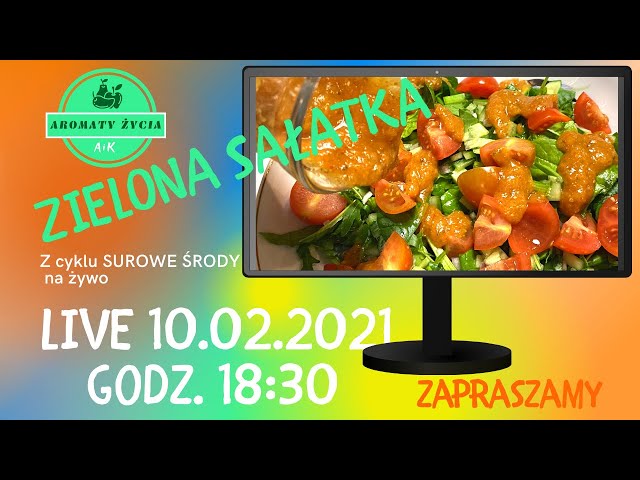 Szpinak i rukola. Przepis witariański. Zielona sałatka ze szpinakiem baby i cudowny sos z ananasa.