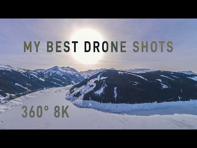 8K 360 ° VR Slideshow: My best drone shots / Relaxation video.