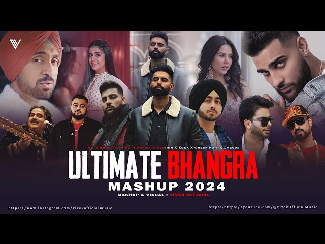 Ultimate Bhangra Mashup 2024 | Vivek Official | Aa | Born To Shine | Softly | Koka | Cheque | 2024