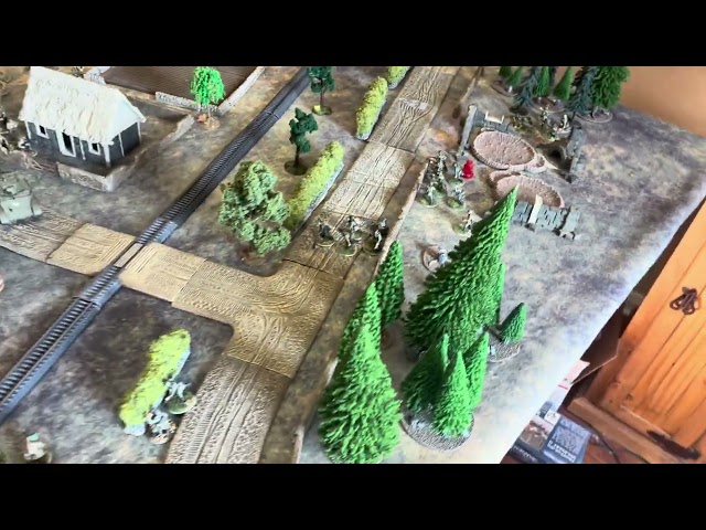 Brian’s Bolt Action Battle Report #1 - US Army vs German Army, Fall, 1944.