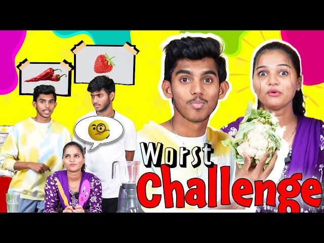 MIXED JUICE CHALLENGE 🤮 kevalama eruku 🤢 #comedy #funny #challenge