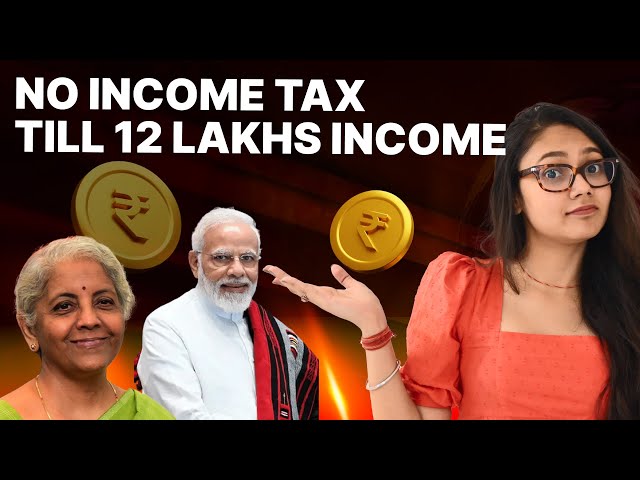 BIG RELIEF! No Income Tax Up to ₹12 Lakh | Union Budget 2025 Highlight #trending #viralvideo #budget