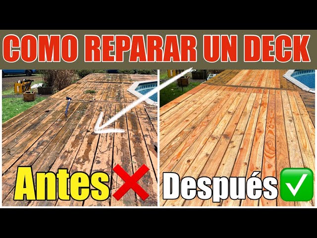 Cómo Reparar Un Deck De Madera Que Tiene Tablas Podridas Pasó A Paso Hazlo Tu Mismo En Construcción