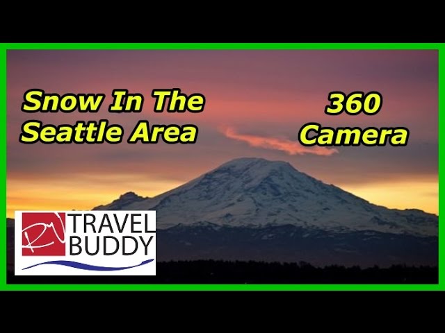 Snowing In The Seattle Area 360 Camera View | RV Life | RV Travel Buddy