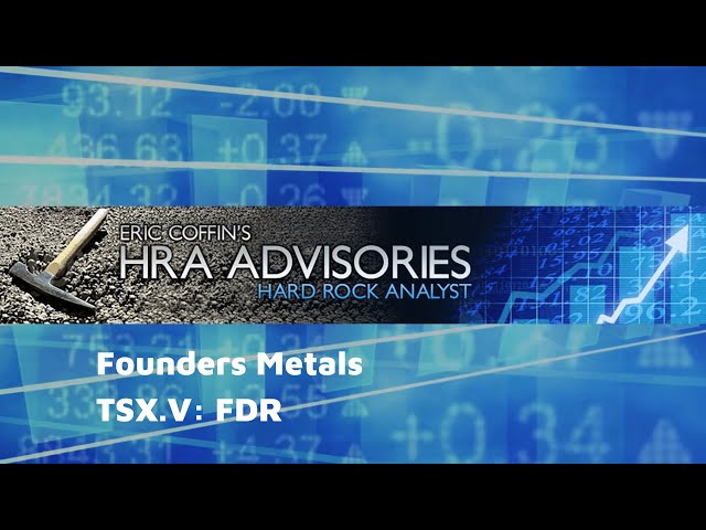 Company Update with Colin Padget of Founders Metals (TSX.V: FDR)