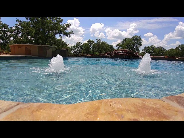 Custom Swimming Pool Design Waterfalls & Features