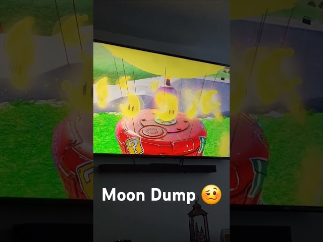 Super Mario Odyssey Moon Dump #satisfying #supermarioodyssey #smo