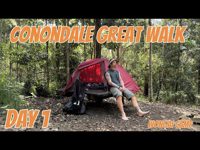 Solo hiking and camping through the conondale range QLD