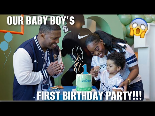 😢 Baby Boy's FIRST BIRTHDAY PARTY!! 🥳 🎂 FINALLY A VLOG 💙| Msnaturally Mary