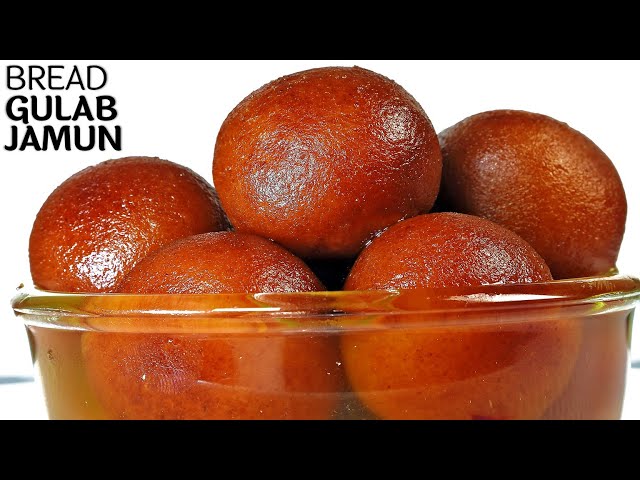 बिना मावा, ब्रेड से बनाएं हलवाई जैसे सोफ़्ट और रसीले गुलाब जामुन​-Bread Gulab Jamun-Gulab Jamun