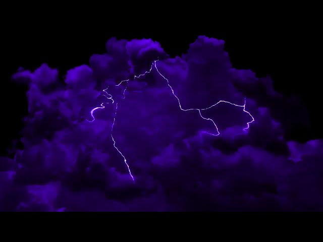 Purple Thunderstorm Flashing Lightning 10+ Hours Long Screensaver Wallpaper Background Video