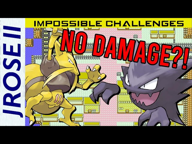 Can you beat Pokemon Gold/Silver Without Taking Damage?