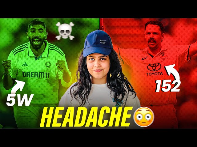 Travis Head Headache😩| Jasprit Bumrah 5 Wickets😎| Ind vs Aus 3rd Test day 2 Review🥶| WTC final 😭