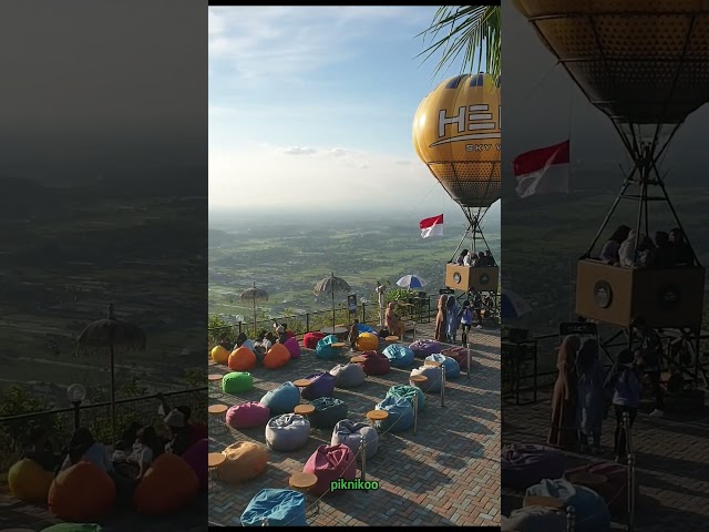 Suasana Menjelang Sunset di HeHa Sky View Jogja #wisatajogja #explorejogja