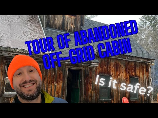 Abandoned Off Grid Cabin in the Woods: A tour of my new off grid property.