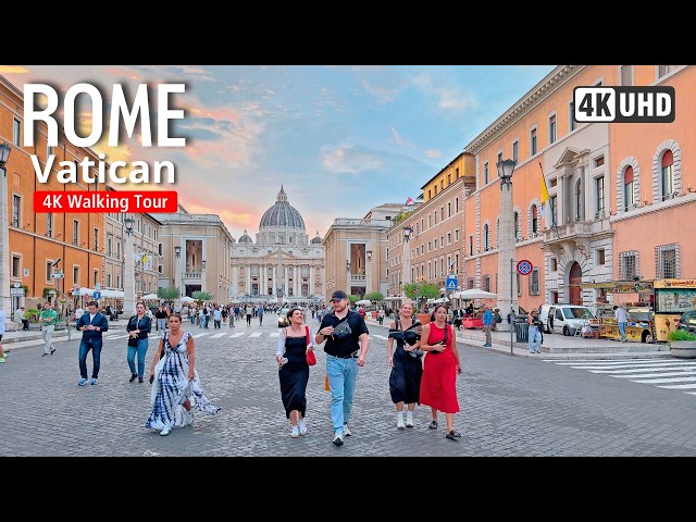 ROME Walking Tour 🇮🇹 Jubilee Year 2025 Prep: A Blessed VATICAN Walk 🇻🇦 (4K60)