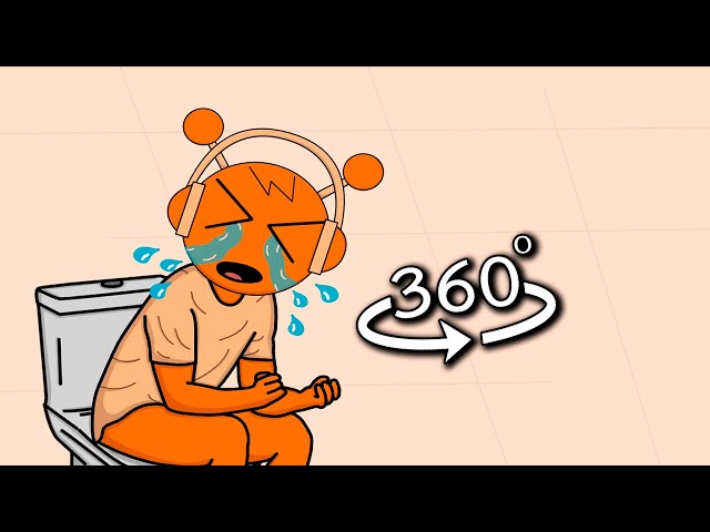 360° VR Sprunki Oren Poop Animation