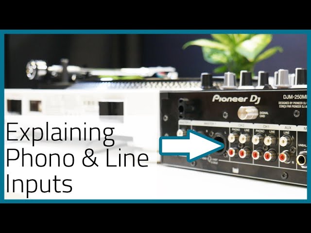 Explaining Phono & Line Inputs | Bop DJ