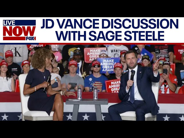 WATCH: JD Vance discusses election issues with Sage Steele in Pennsylvania | Livenow From Fox