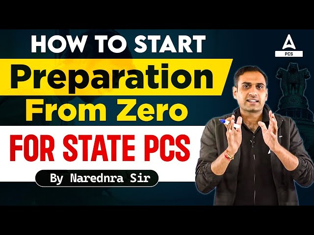 How to Start Preparation from Zero for PCS Exam | By Narendra Sir | Adda247 PCS