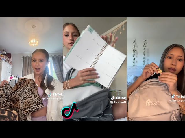 🧡 BACK TO SCHOOL 😁  GRWM + HAUL TIKTOK COMPILATION