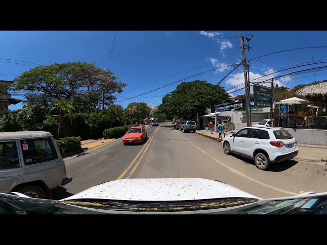 Driving through Tamarindo (North) - Tamarindo, Costa Rica in 360 VR