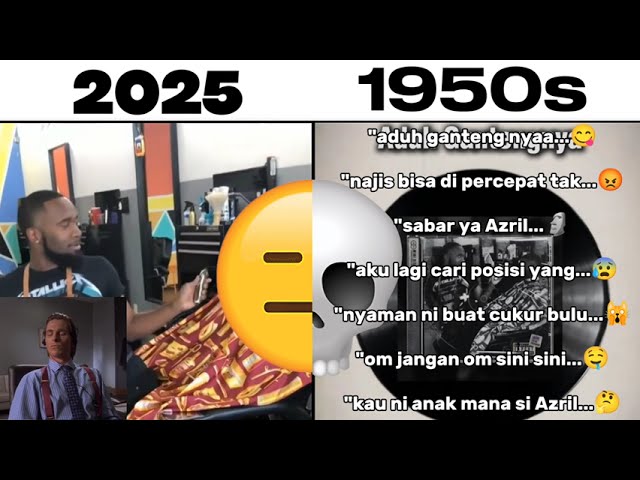 Aduh ganteng nya Azril 2025 vs 1950s...