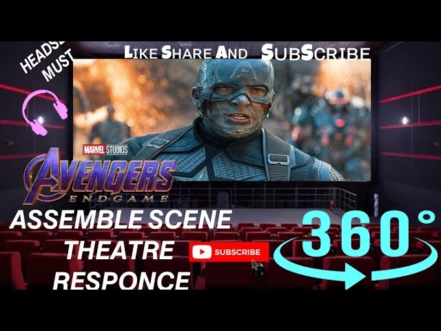 AVENGERS ENDGAME | ASSEMBLE SCENE | THEATRE RESPONSE | 360°EXPERIENCE | CAPTAIN AMERICA |