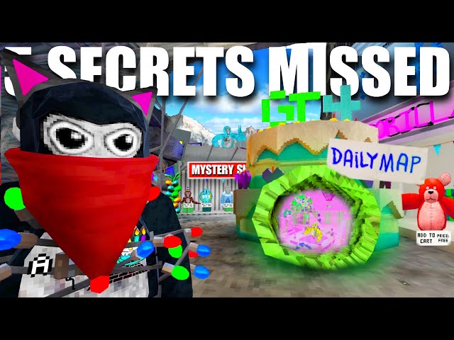 5 Secrets You Missed In Gorilla Tags NEW Birthday Update...