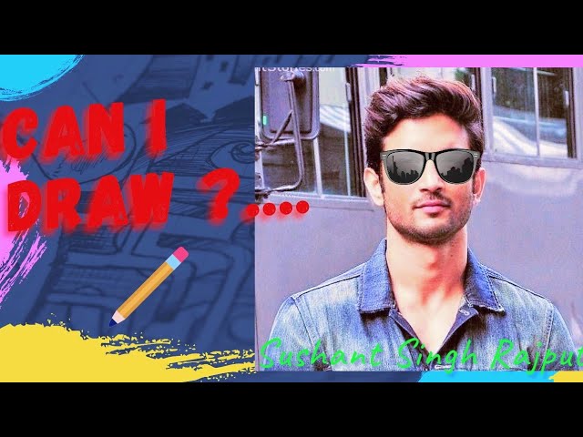 Sushant Singh Rajput Drawing | Step by Step | @sushantsinghrajput5201