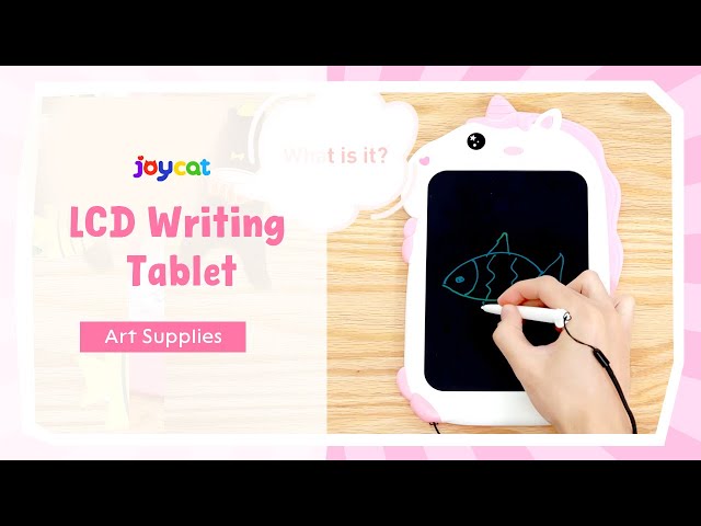 🦄Joycat LCD Drawing & Writing Board for Kids - Fun, Educational, and Mess-Free Art Tool!