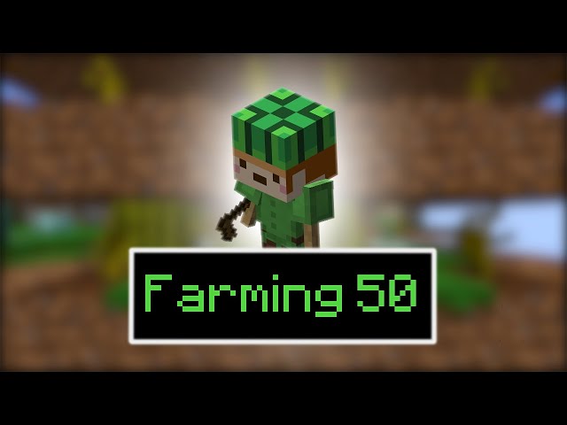 How I (Almost) Got Farming 50 In A WEEK (Hypixel Skyblock)