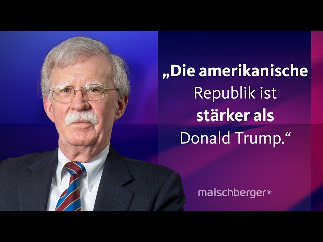 John Bolton: Was bedeutet Trumps zweite Amtszeit für die USA und die Welt? | maischberger