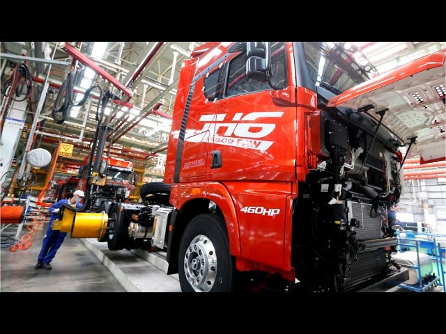 FAW Trucks Production in China - The Largest Truck Manufacturer