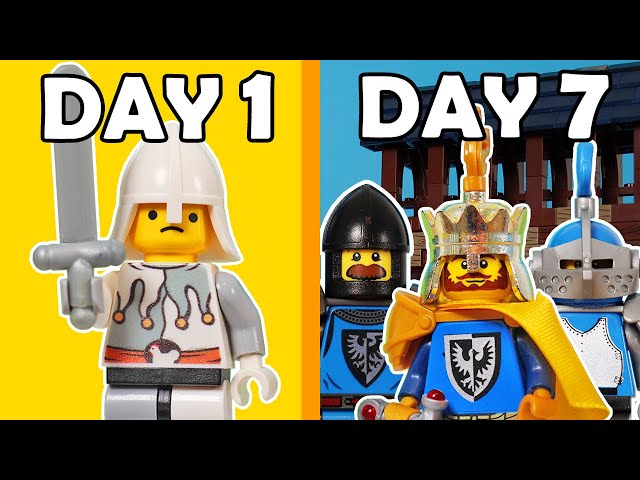 I Built A Lego Medieval Army In 7 Days